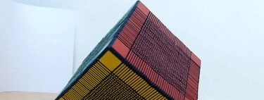 El cubo de Rubik más difícil del mundo pesa más de 3 kg y tiene 6.153 partes en forma de delgadas láminas de colores