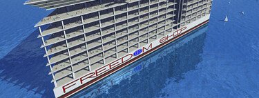 Así es Freedom Ship, el megabarco diseñado para convertirse en una ciudad flotante con 100.000 pasajeros