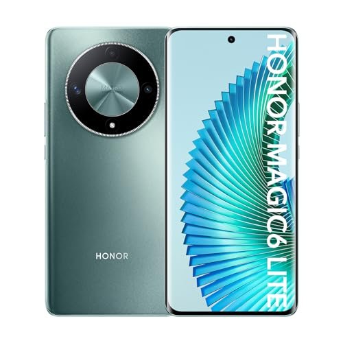 HONOR Magic6 Lite 5G Smartphone, 120Hz 6,78" AMOLED, Cámara Triple de 108MP, 8+256GB, Android 13, Dual Sim, Google Play, NFC, Verde