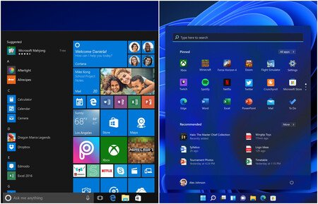 Menu De Inicio Windows 10 Windows 11